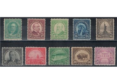 USA 1931 Presidents and various subjects 10v MNH**