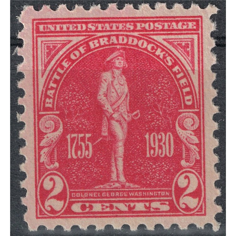 USA 1930 Battle of Braddock's Field MNH**