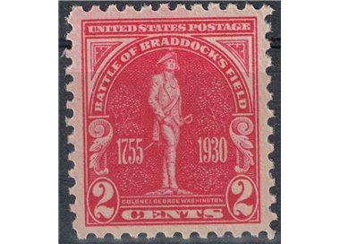 USA 1930 Battle of Braddock's Field MNH**