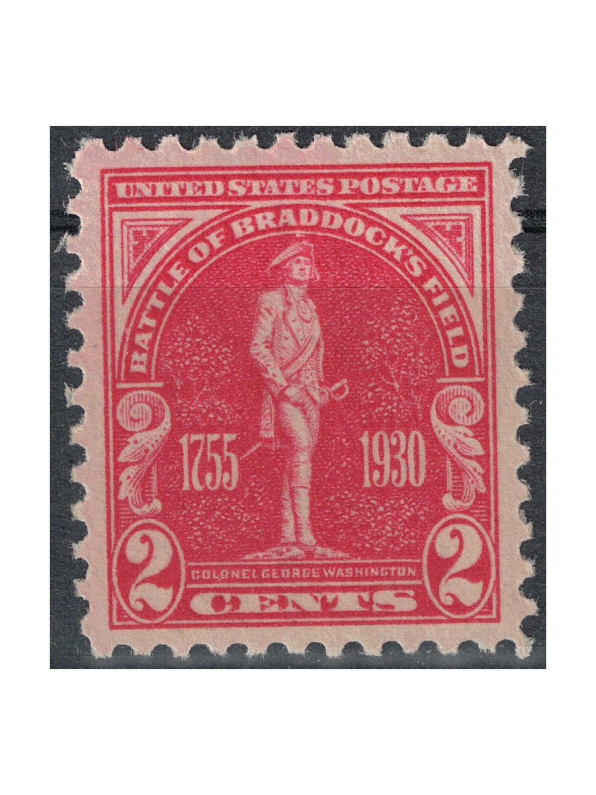 USA 1930 Battle of Braddock's Field MNH**