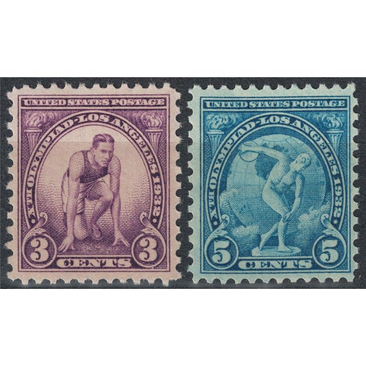 USA 1932 Olimpiade di Los Angeles 2v MNH**