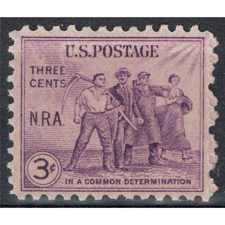 USA 1933 National recovery act MNH**