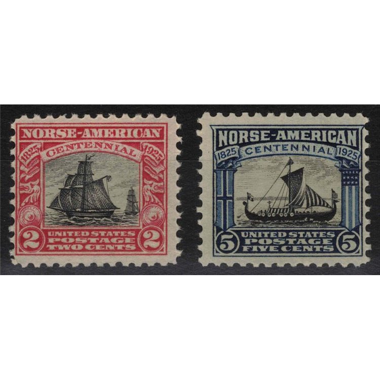 USA 1925 Norwegian Emigrants 2v MNH**