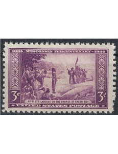 USA 1934 Jean Nicolet MNH**