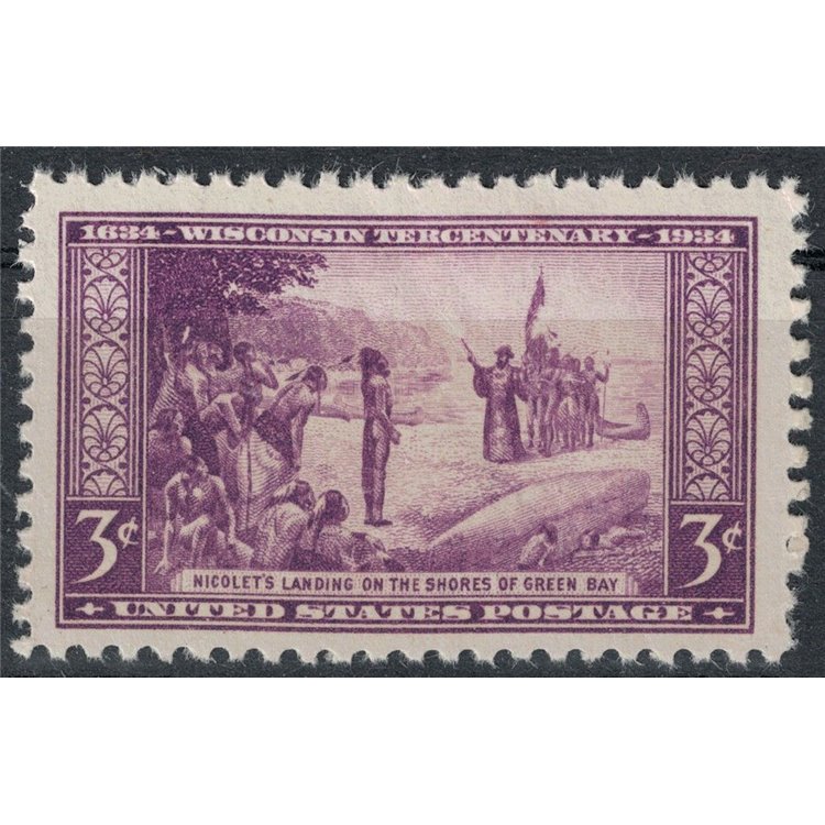 USA 1934 Jean Nicolet MNH**