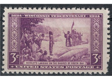 USA 1934 Jean Nicolet MNH**