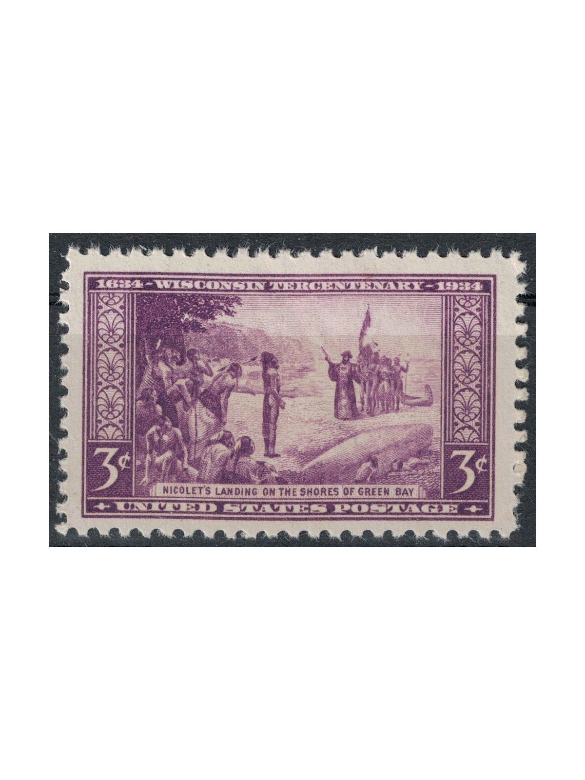USA 1934 Jean Nicolet MNH**