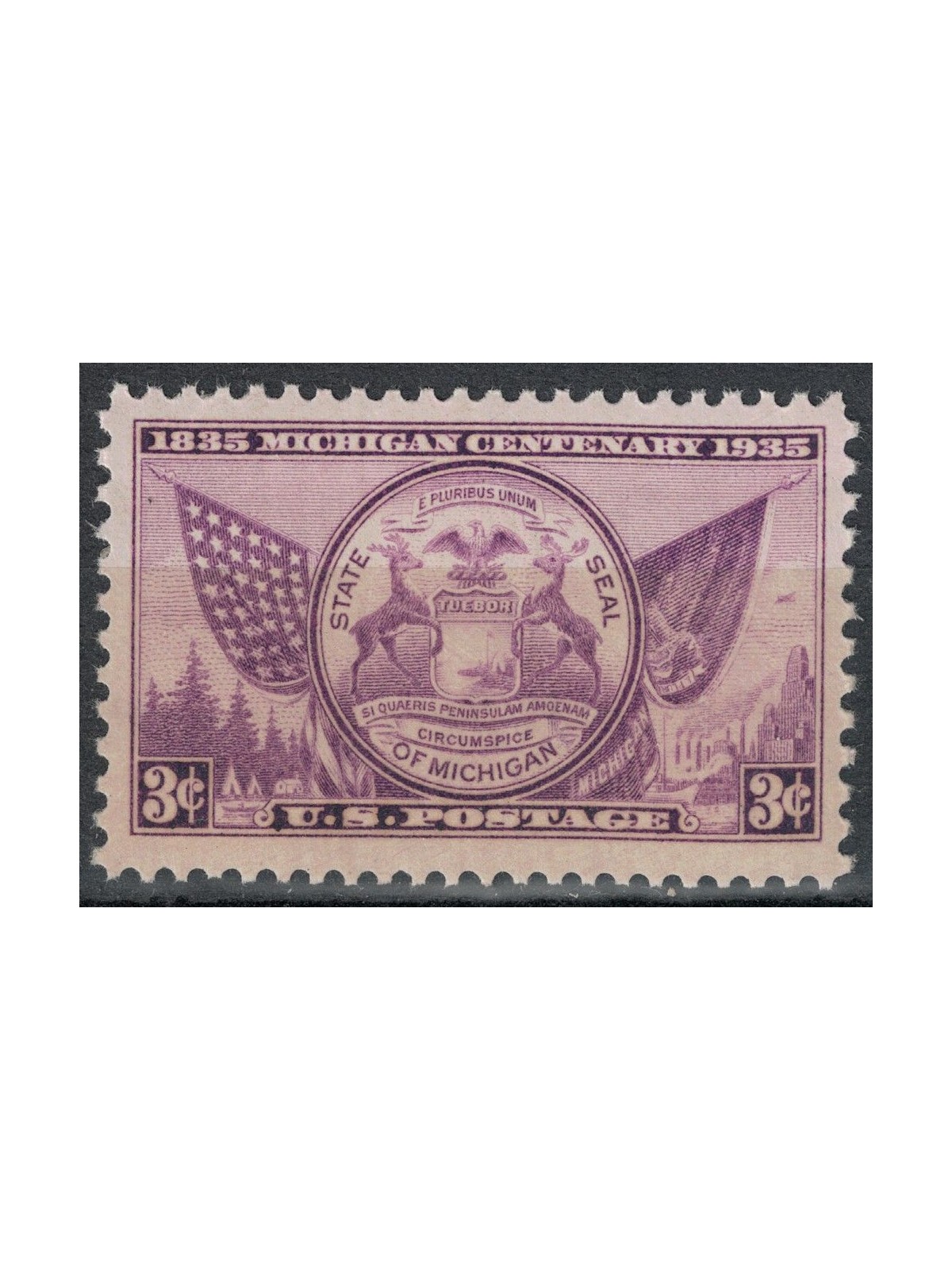 USA 1935 Centenario dello Stato del Michigan MNH**