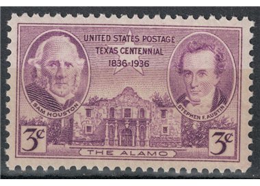 USA 1936 Texas Independence MNH**