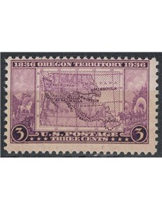 USA 1936 Centenario del territorio dell'Oregon MNH**