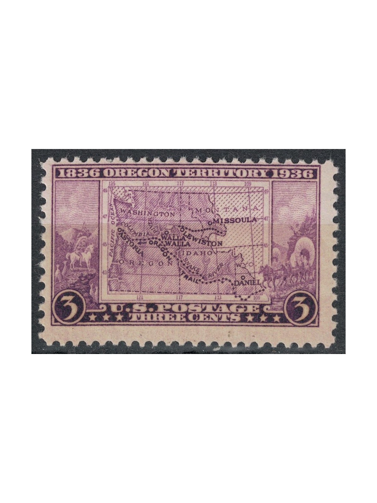USA 1936 Centenario del territorio dell'Oregon MNH**