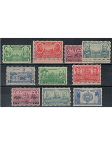 USA 1936-37 Esercito e Marina 10v MNH**