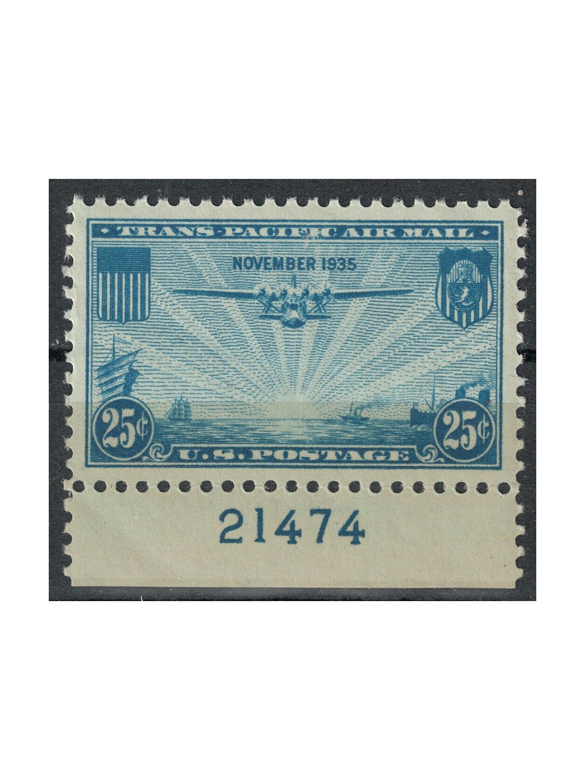 USA 1935 Linea aerea del Pacifico MNH**
