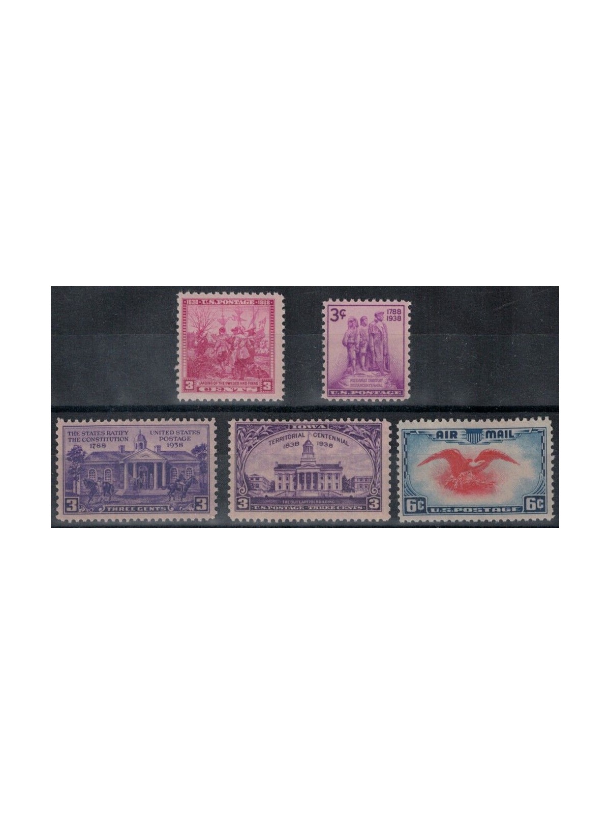 USA 1938 Annata completa 5v MNH**