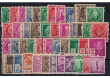 USA 1940 Complete vintage 44v MNH**
