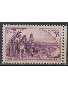 USA 1942 Anniversario dello Stato del Kentucki MNH**
