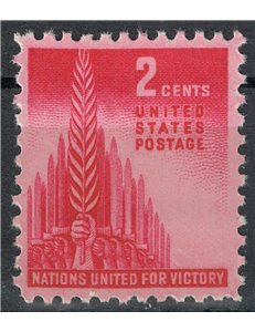 USA 1943 Simbolo della vittoria MNH**