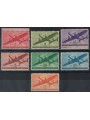 USA 1941-44 Bimotore da trasporto 7v MNH**
