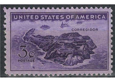 USA 1944 Difesa del Corregidor MNH**