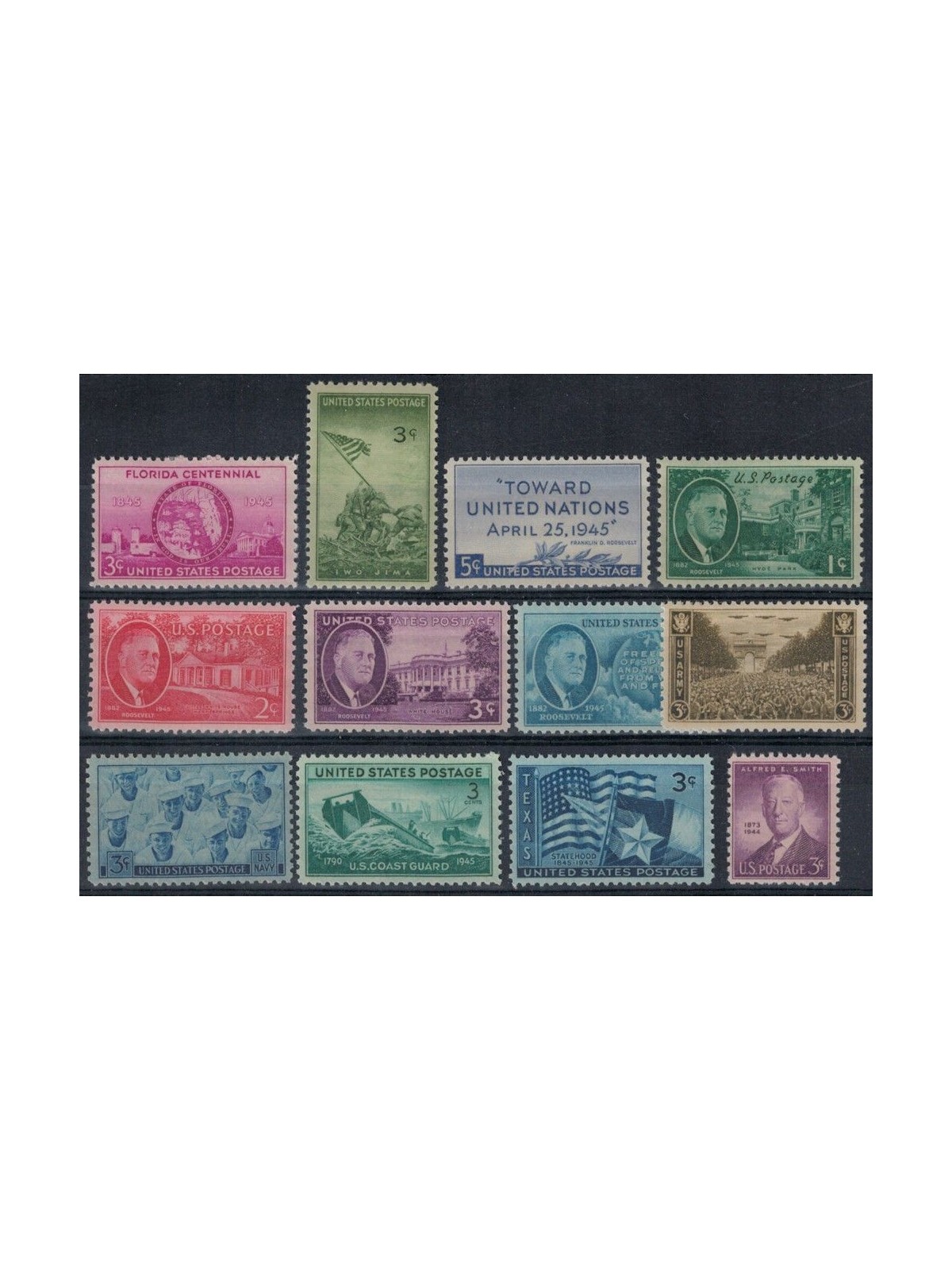 USA 1945 Complete vintage 12v MNH**