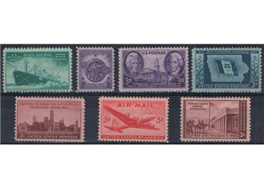 USA 1946 Complete vintage 7v MNH**