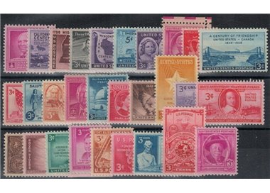 USA 1948 Annata completa 29v MNH**