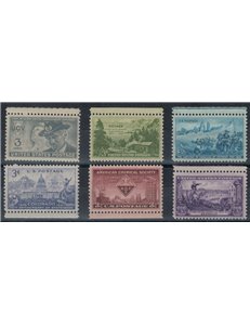 USA 1951 Annata completa 6v MNH**