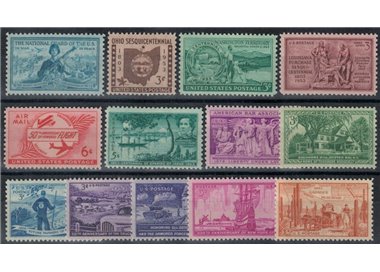 USA 1953 Complete vintage 13v MNH**