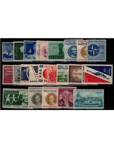 USA 1959 Complete vintage 22v MNH**