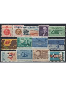 USA 1961 Complete vintage 13v MNH**