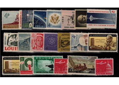 USA 1962 Annata completa 20v MNH**