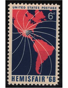 USA 1968 Esposizione HEMISFAIR MNH**