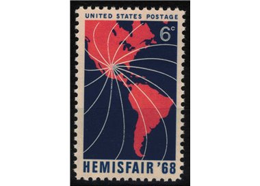 USA 1968 HEMISFAIR MNH Exhibition**