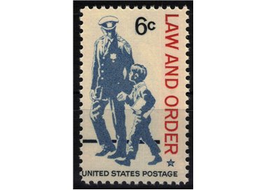 USA 1968 Law and Order MNH**