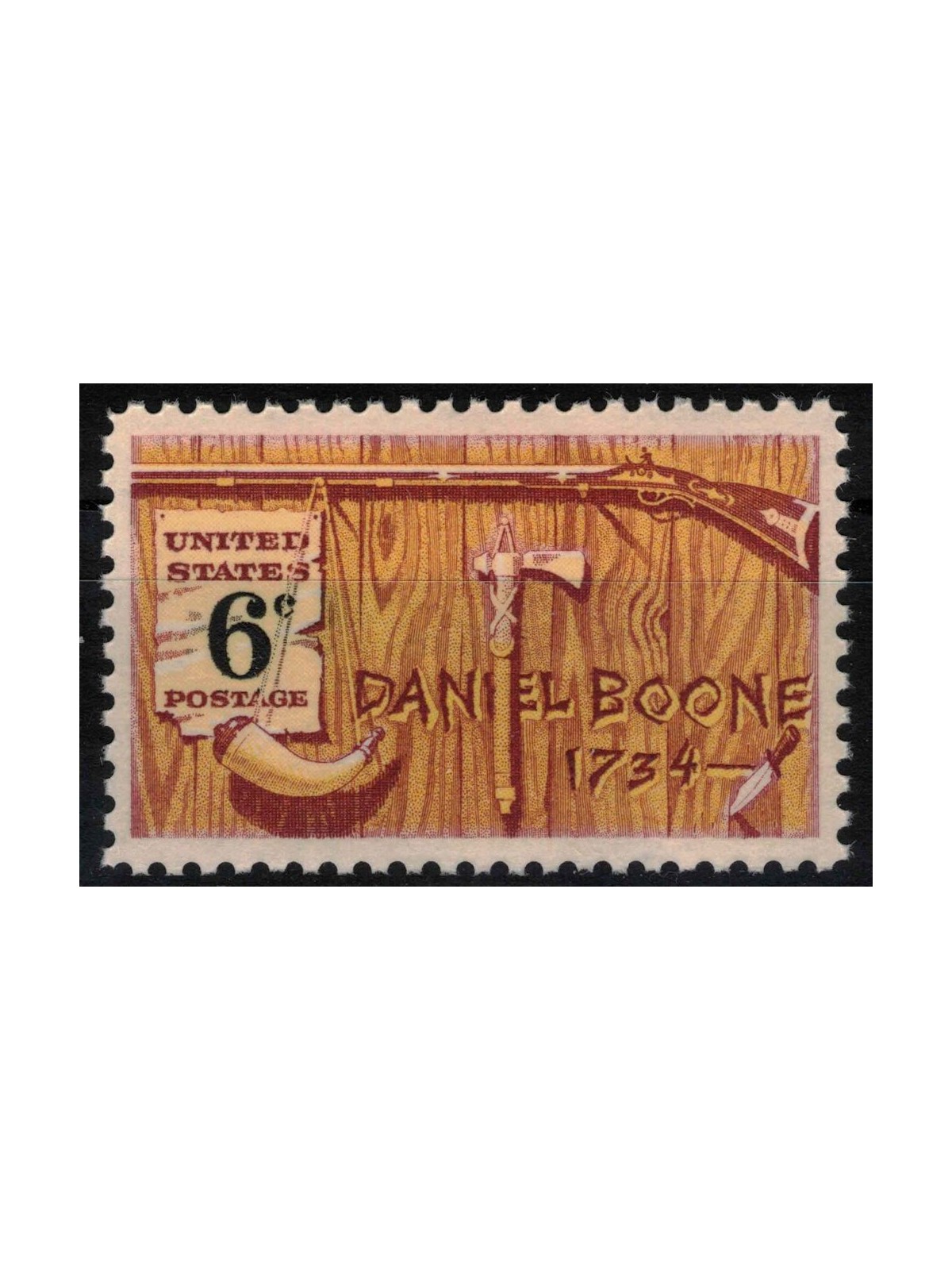 USA 1968 Daniel Boone MNH**