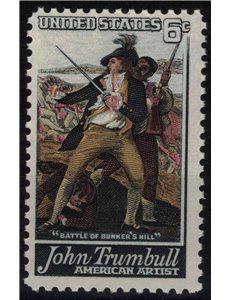 USA 1968 John Trumbull MNH**