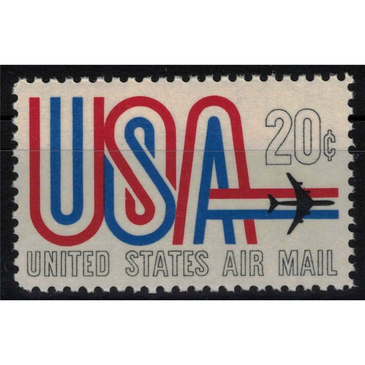 USA 1968 Jet in flight (airmail) MNH**