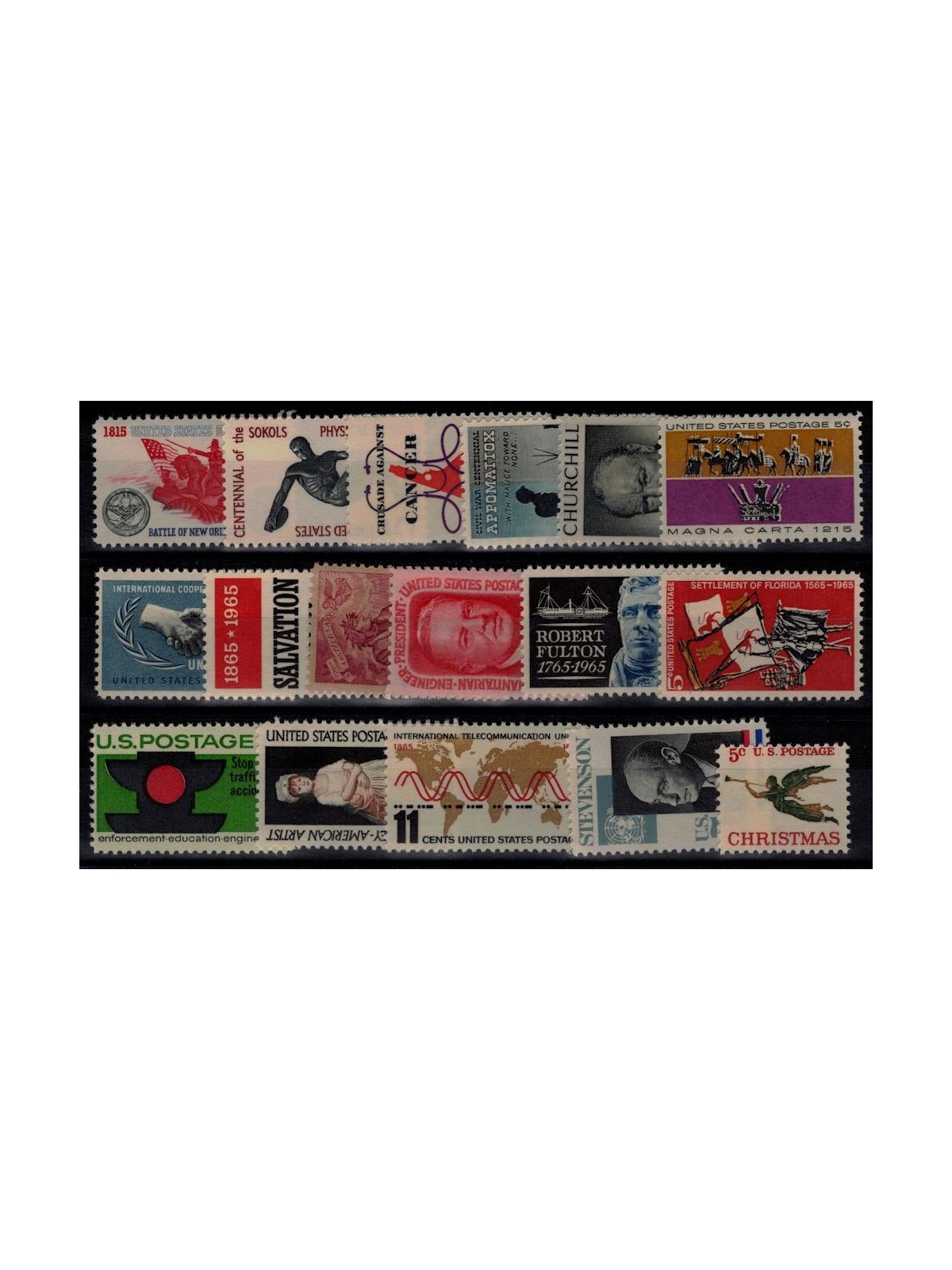 USA 1965 Annata completa 17v MNH**