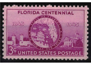 USA 1945 Admission of Florida MNH**