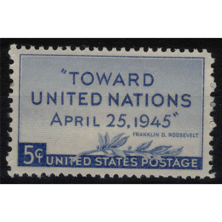 USA 1945 Conferenza Nazioni Unite MNH**