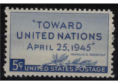 USA 1945 United Nations Conference MNH**