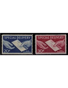 USA 1954-57 Express 2v MNH**