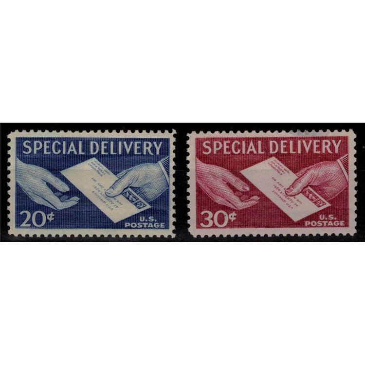 USA 1954-57 Express 2v MNH**