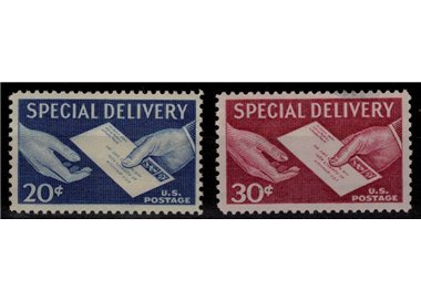 USA 1954-57 Express 2v MNH**