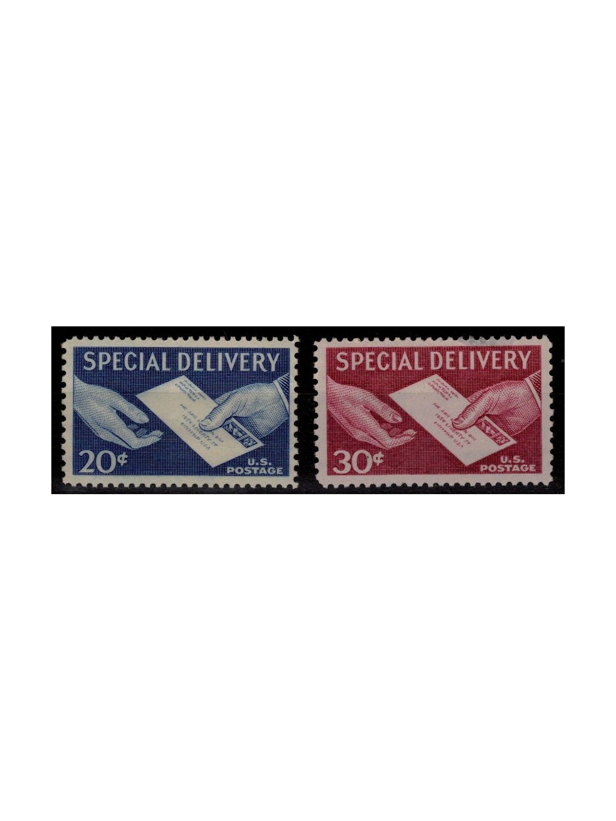 USA 1954-57 Espressi 2v MNH**