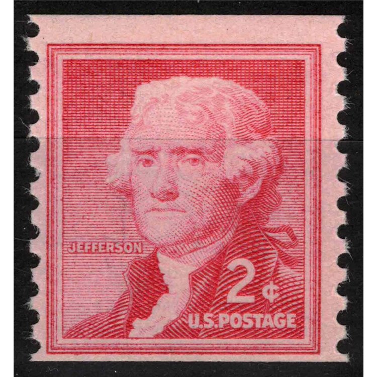 USA 1954 Thomas Jefferson (da bobina) MNH**