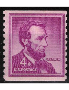 USA 1958 Abraham Lincoln (da bobina) MNH**