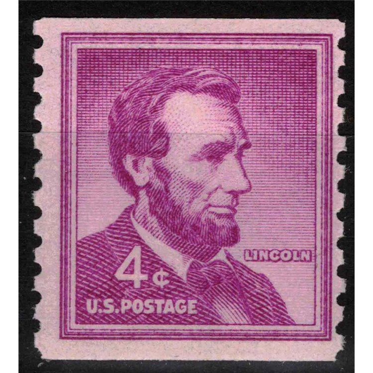 USA 1958 Abraham Lincoln (from reel) MNH**