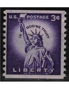 USA 1954 Statua della Libertà (da bobina) MNH**