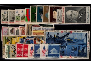 USA 1973 Annata completa 39v MNH**